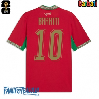 Maroc Brahim Diaz #10 Tricou Fotbal Replică Mondial 2026 Barbati Acasa